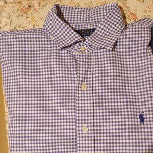 MENS POLO BUTTON DOWN SHIRT